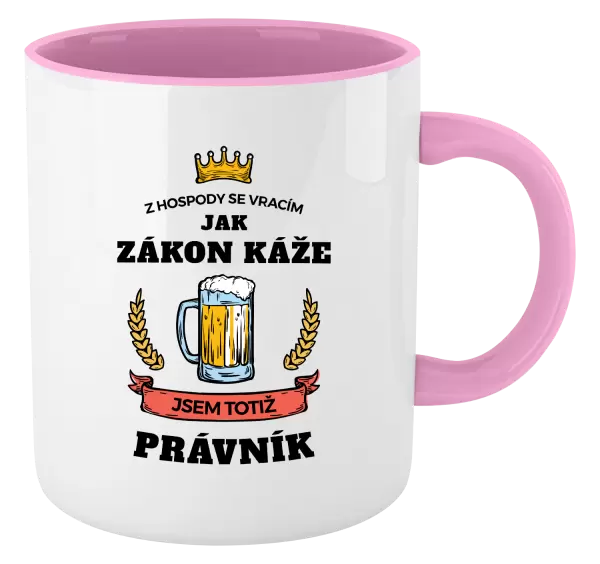 Hrnek Z hospody se vracím - Právník