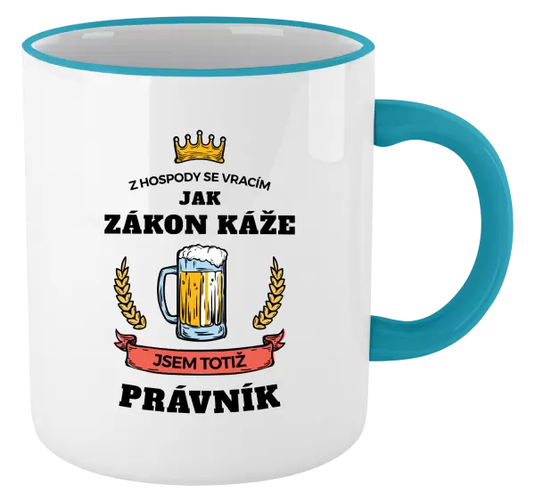 Hrnek Z hospody se vracím - Právník