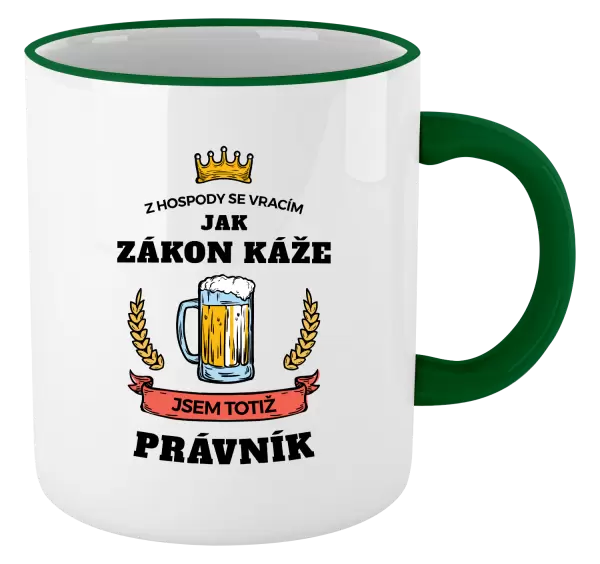 Hrnek Z hospody se vracím - Právník