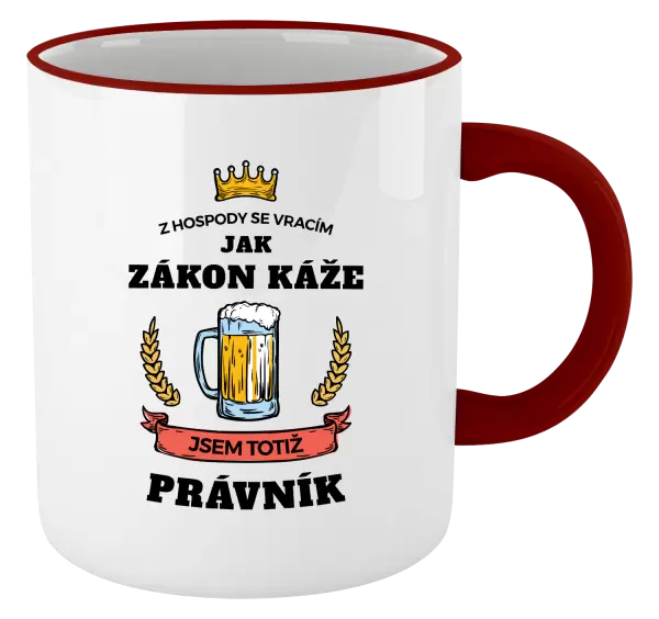 Hrnek Z hospody se vracím - Právník