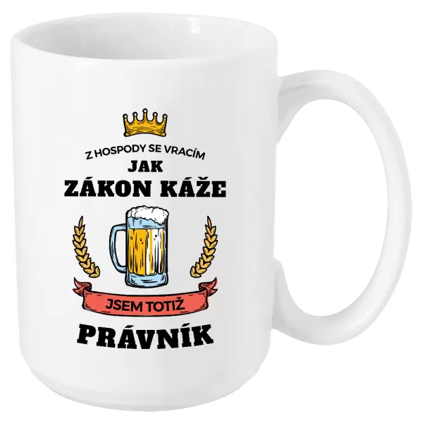 Hrnek Z hospody se vracím - Právník