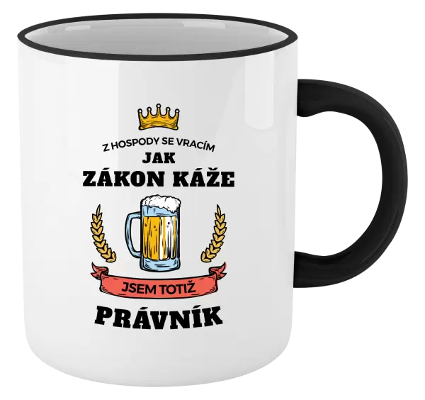 Hrnek Z hospody se vracím - Právník