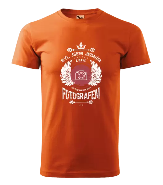 Pánské tričko Byl jsem jedním z davu, ale pak jsem se stal fotografem