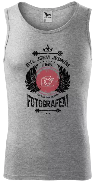 Pánské tílko Byl jsem jedním z davu, ale pak jsem se stal fotografem