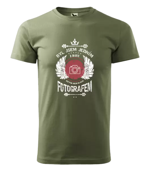 Pánské tričko Byl jsem jedním z davu, ale pak jsem se stal fotografem