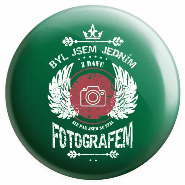 Placka Byl jsem jedním z davu, ale pak jsem se stal fotografem