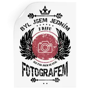 Samolepka Byl jsem jedním z davu, ale pak jsem se stal fotografem