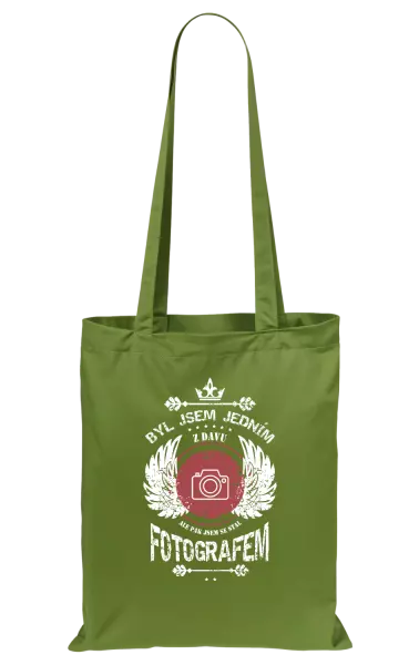 Látková taška Byl jsem jedním z davu, ale pak jsem se stal fotografem