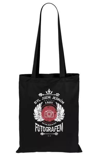 Látková taška Byl jsem jedním z davu, ale pak jsem se stal fotografem
