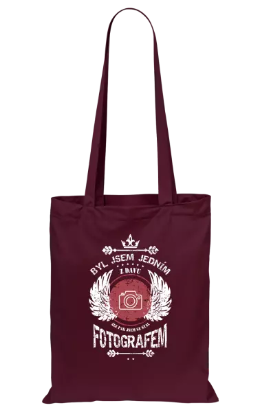 Látková taška Byl jsem jedním z davu, ale pak jsem se stal fotografem