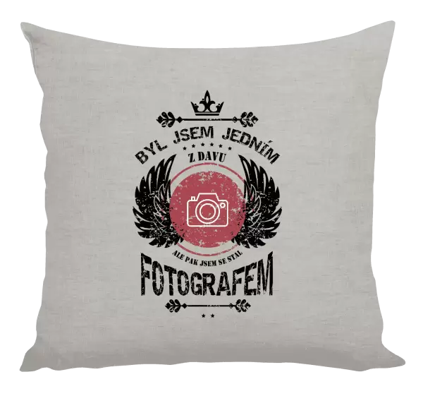 Polštář Byl jsem jedním z davu, ale pak jsem se stal fotografem