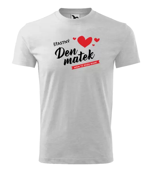 Dětské tričko Šťastný den matek - mám tě ráda mami