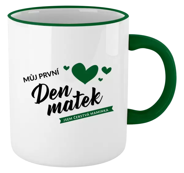 Hrnek Šťastný den matek - mám tě ráda mami