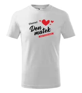 Dětské tričko Šťastný den matek - mám tě ráda mami