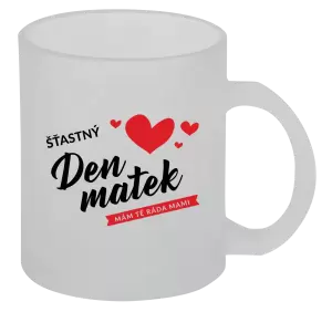 Hrnek Šťastný den matek - mám tě ráda mami