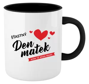 Hrnek Šťastný den matek - mám tě ráda mami
