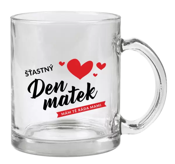 Hrnek Šťastný den matek - mám tě ráda mami