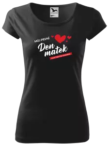 Dámské tričko Malfini Pure Můj první den matek - jsem čerstvá maminka