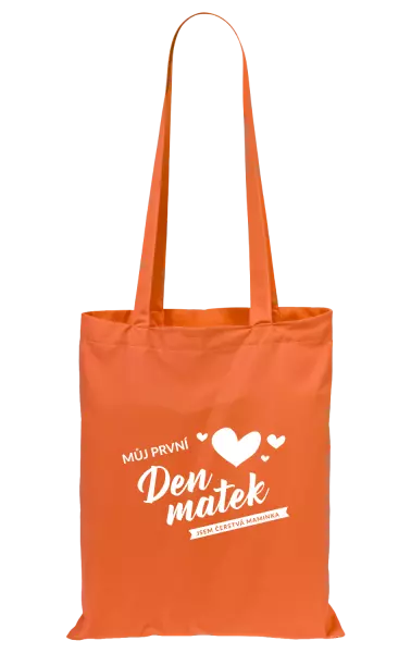 Látková taška Můj první den matek - jsem čerstvá maminka