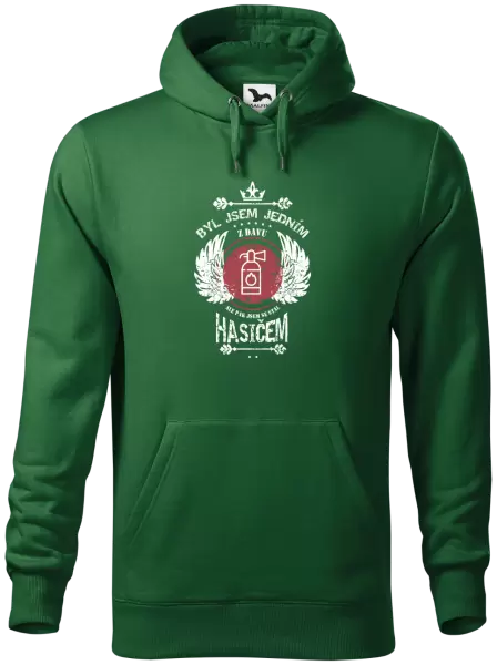 Pánská mikina Byl jsem jedním z davu, ale pak jsem se stal hasičem