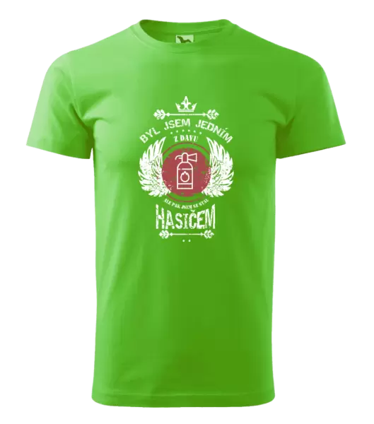 Pánské tričko Byl jsem jedním z davu, ale pak jsem se stal hasičem