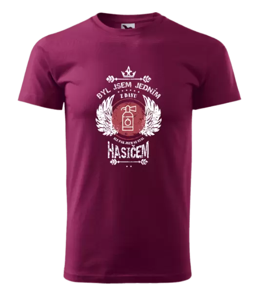 Pánské tričko Byl jsem jedním z davu, ale pak jsem se stal hasičem