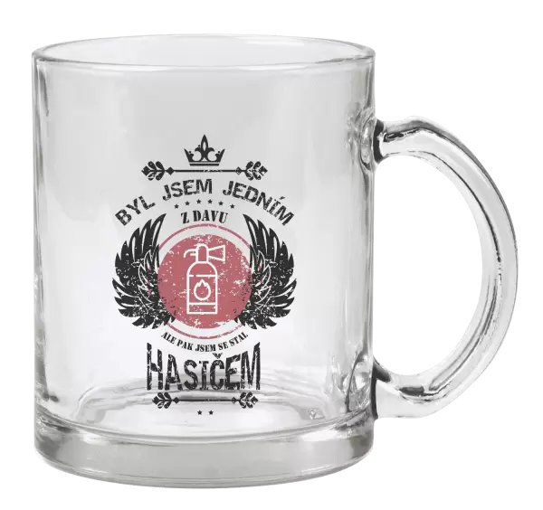 Hrnek Byl jsem jedním z davu, ale pak jsem se stal hasičem