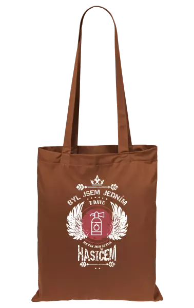 Látková taška Byl jsem jedním z davu, ale pak jsem se stal hasičem