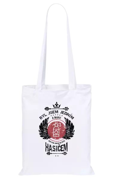 Látková taška Byl jsem jedním z davu, ale pak jsem se stal hasičem
