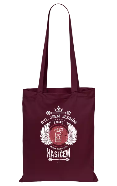 Látková taška Byl jsem jedním z davu, ale pak jsem se stal hasičem