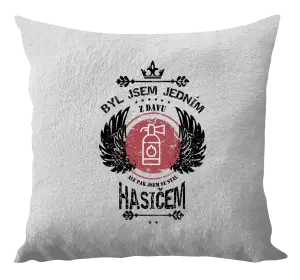 Polštář Byl jsem jedním z davu, ale pak jsem se stal hasičem