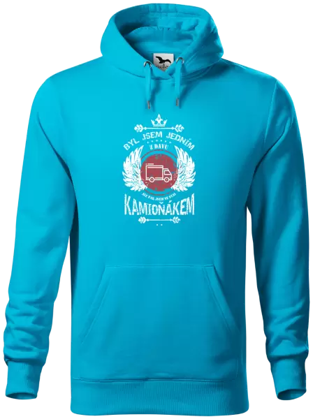 Pánská mikina Byl jsem jedním z davu, ale pak jsem se stal kamioňákem