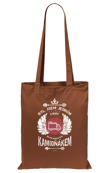 Látková taška Byl jsem jedním z davu, ale pak jsem se stal kamioňákem