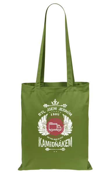 Látková taška Byl jsem jedním z davu, ale pak jsem se stal kamioňákem