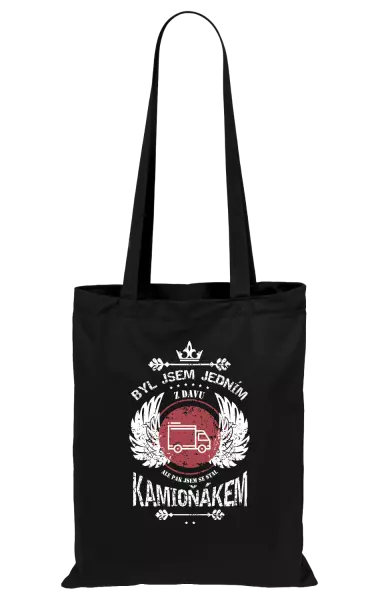 Látková taška Byl jsem jedním z davu, ale pak jsem se stal kamioňákem