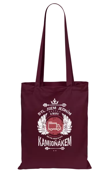 Látková taška Byl jsem jedním z davu, ale pak jsem se stal kamioňákem