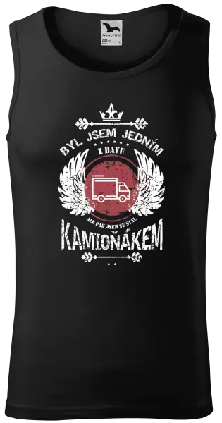 Pánské tílko Byl jsem jedním z davu, ale pak jsem se stal kamioňákem
