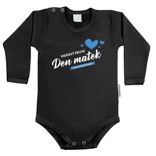 Dětské body Krásný první den matek - mám tě rád mami