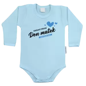 Dětské body Krásný první den matek - mám tě rád mami