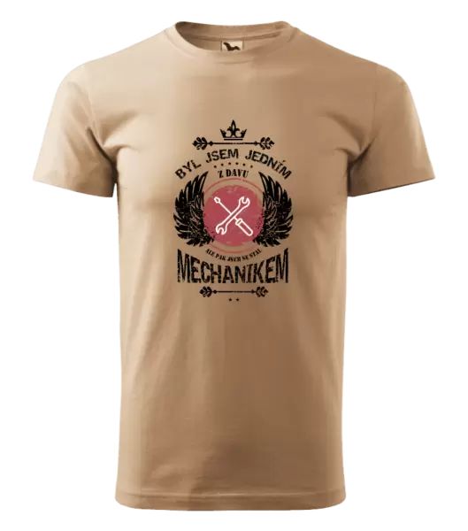 Pánské tričko Byl jsem jedním z davu, ale pak jsem se stal mechanikem