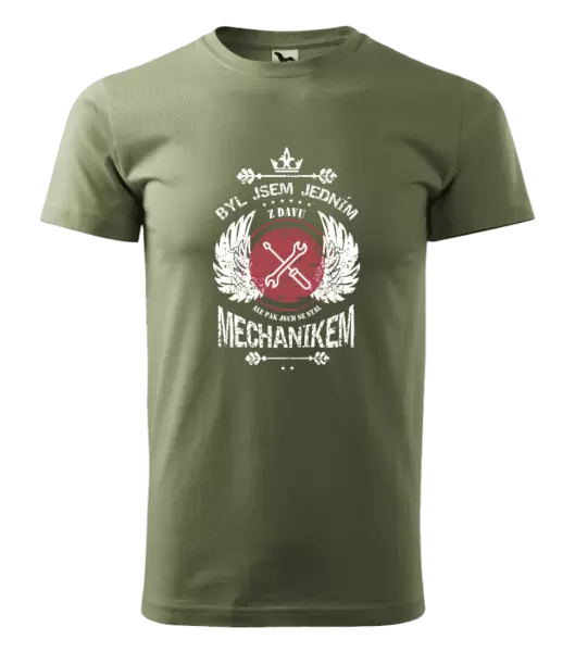 Pánské tričko Byl jsem jedním z davu, ale pak jsem se stal mechanikem