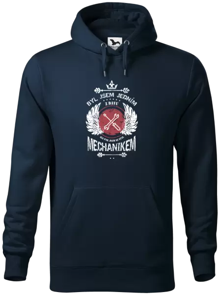 Pánská mikina Byl jsem jedním z davu, ale pak jsem se stal mechanikem