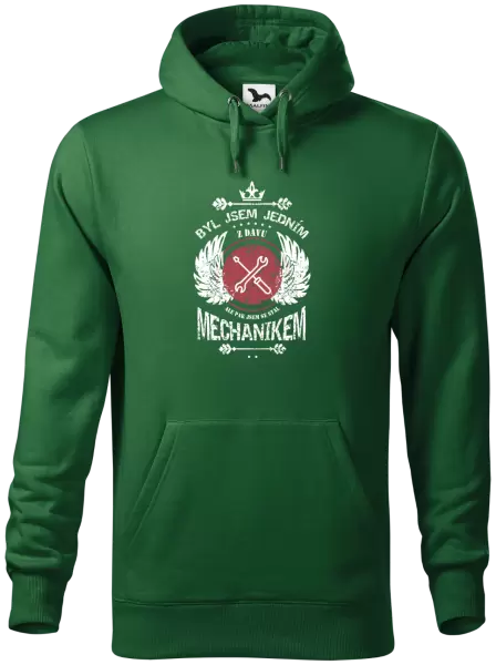 Pánská mikina Byl jsem jedním z davu, ale pak jsem se stal mechanikem