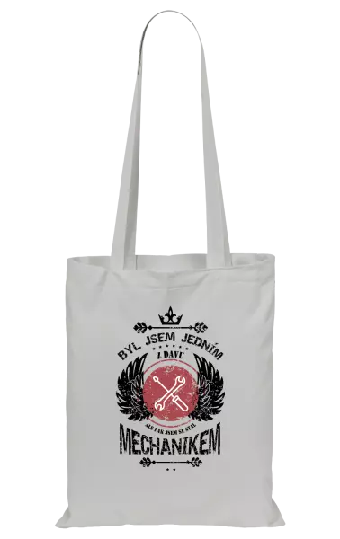 Látková taška Byl jsem jedním z davu, ale pak jsem se stal mechanikem