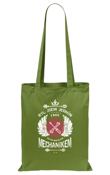 Látková taška Byl jsem jedním z davu, ale pak jsem se stal mechanikem