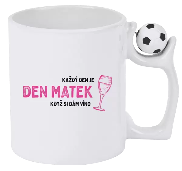 Hrnek Každý den je den matek, když si dám víno