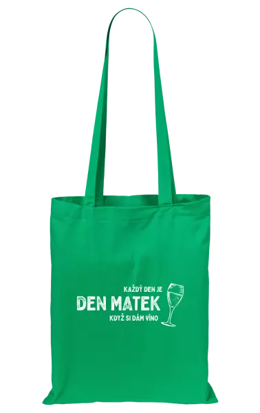 Látková taška Každý den je den matek, když si dám víno