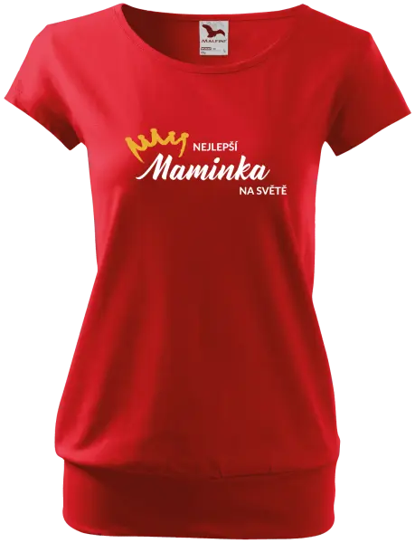 Dámské tričko Nejlepší maminka na světě - korunka