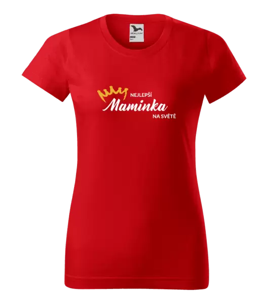 Dámské tričko Nejlepší maminka na světě - korunka