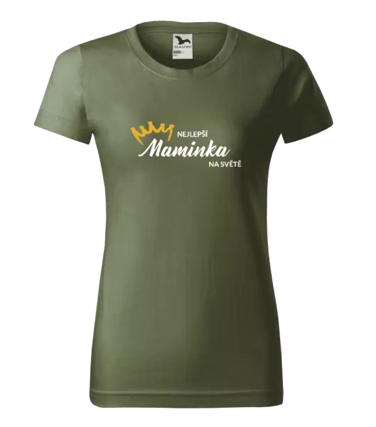 Dámské tričko Nejlepší maminka na světě - korunka